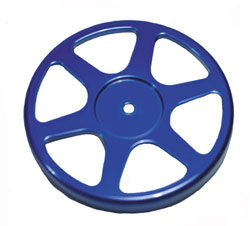 Billet Swirl-Away Sea Strainer Cap - Spoked Style