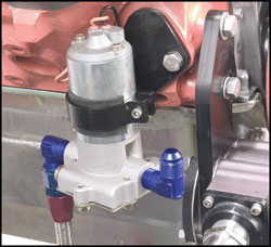 Billet Aluminum Big Block Chevy Fuel Pump Mount & Block Off Plate
