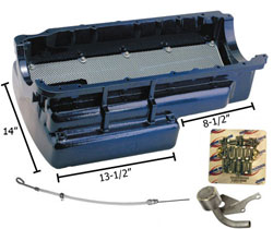 Wet Sump Hi-Capacity Pro-Series Aluminum Oil Pan Kit - BBC Gen 4