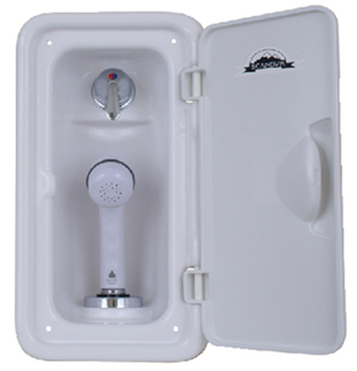 Hardin Marine Scandvik 14126 Vertical Shower Box White Sprayer