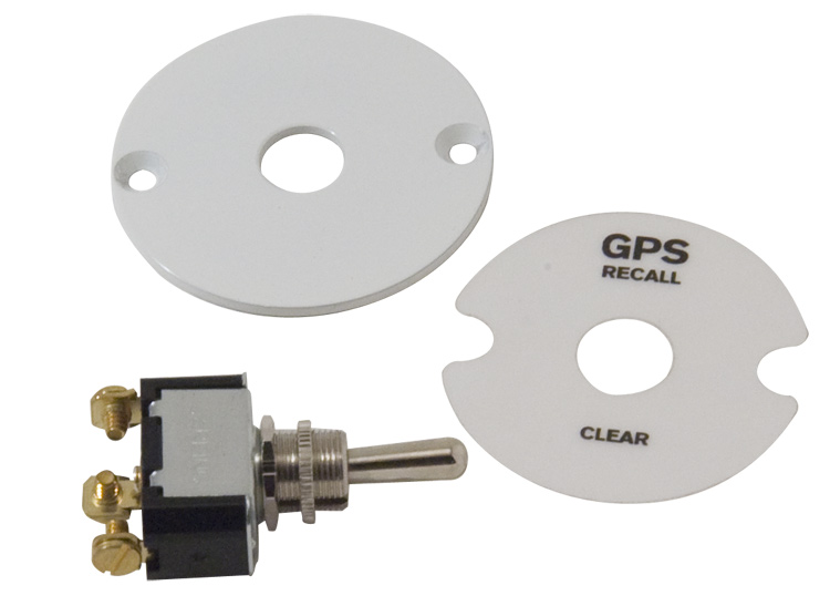 GPS Memory Recall Switch & Plate Kit For Autometer or Livorsi GPS