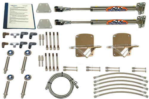 TRS Dual Drive, Dual Ram Add-On Hydraulic Steering System