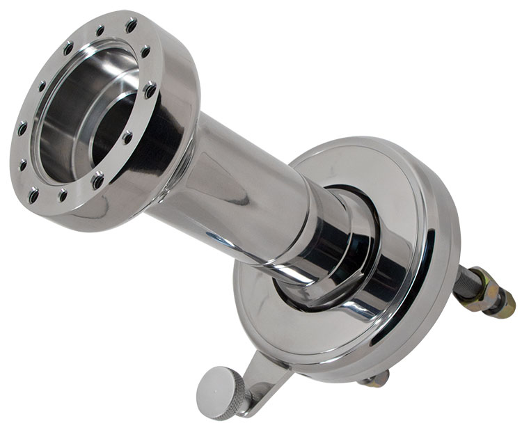5" Polished Stainless Steel Hydraulic Tilt Helm Assembly Hardin Marine