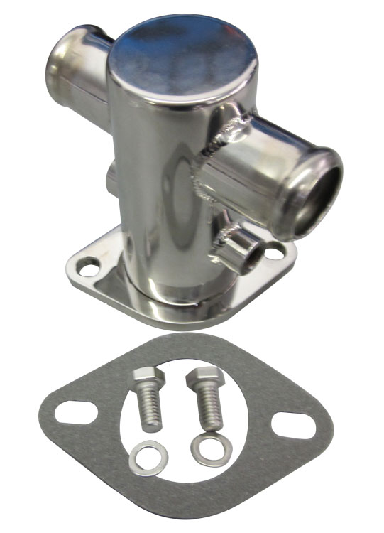 Hardin Marine Polished 316L Stainless Steel Supercharger Water Outlet