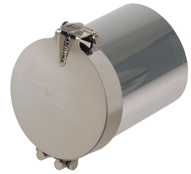 5" Stainless Steel Exhaust Flappers (pair) Hardin Marine