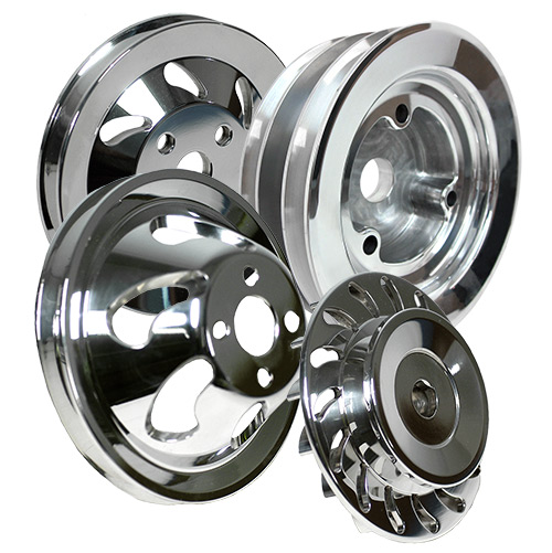 Billet VGroove Engine Pulley Kit For Mercury Big Block Chevy