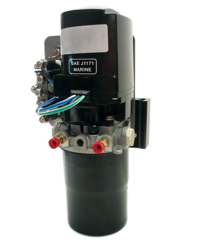 Hardin Marine Bulkhead Race Mount High Performance Trim Pump for