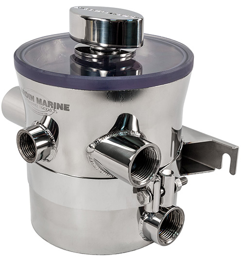 1" NPT Standard SwirlAway High Performance Sea Strainer Hardin Marine