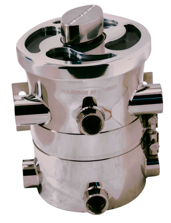 Hardin Marine 1" NPT DualScreen SwirlAway High Performance Sea Strainer