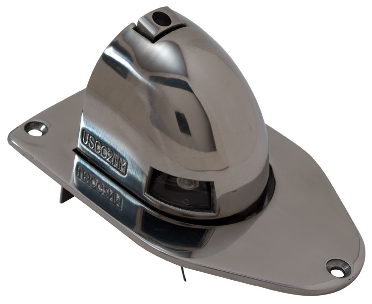 hardin marine polished stainless steel pop up led bow light led hat light