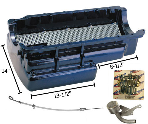 Wet Sump Hi-Capacity Pro-Series Aluminum Oil Pan Kit - BBC Gen 4