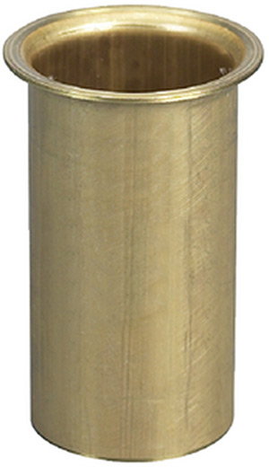 Brass Drain Tube, 1 1/4" x 3"