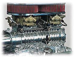 Precision Roller Bearing Dual Carburetor Linkage Kit - B&M/Holley 250