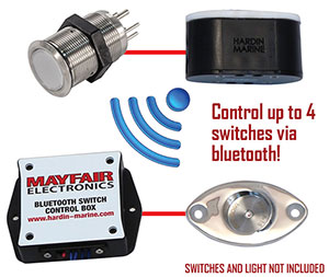 Bluetooth Controller for Bluewater Push Button Switches