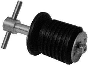 Attwood 1" Drain Plug with Stainless Steel T-Handle"