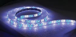 T-H Led Flex Strip Lights, Blue/White
