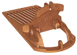 Groco ASC Bronze Slotted Hull Strainer With Access