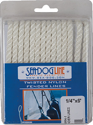 Sea Dog Premium Twisted Three-Strand Nylon Fender Line (2 Per Pack)