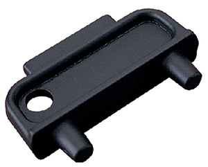 Black Nylon Deck Plate Key