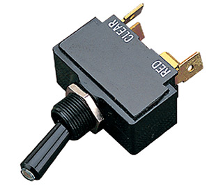 Toggle Switch-Light Tip (DPDT) - On/Off/On