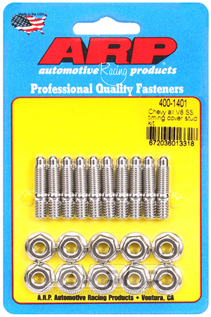 Chevy all V8 SS timing cover stud kit