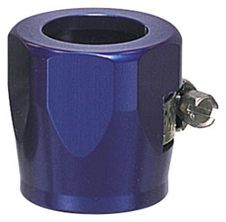 Blue Hex Hose Finisher with Clamp