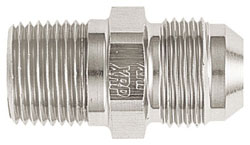 Super Nickel Straight Degree Male AN Flare to NPT Pipe Adapter