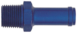 Blue Straight Male NPT to Hose Fittings