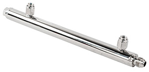 Polished Stainless Steel Supercharger Fuel Log