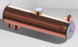 Compact Type C, size:4 x 16, 1348 sq in, copper tubes