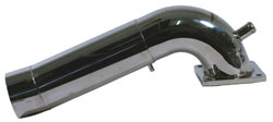 Pair Of Polished Custom Dimension Bravo Wet Offshore Tailpipes