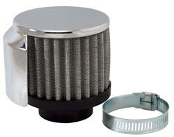 1-1/2" Clamp-On Filtered Breather w/Shield