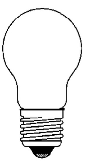 Ancor Light Bulb, Medium Screw Standard Base (2 Per Pack)