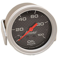 Livorsi 0-100 PSI Oil Pressure Gauge Industrial Series 2-1/16"