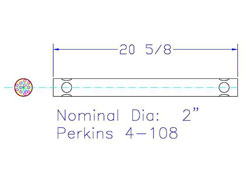 Core 2" Diameter x 20-5/8" Length