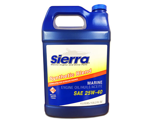 Synthetic Blend Mercury Outboard Engine Oil - 4 Ltr