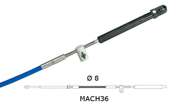 Mach Zero Mercury and Mercruiser Generation II Control Cable