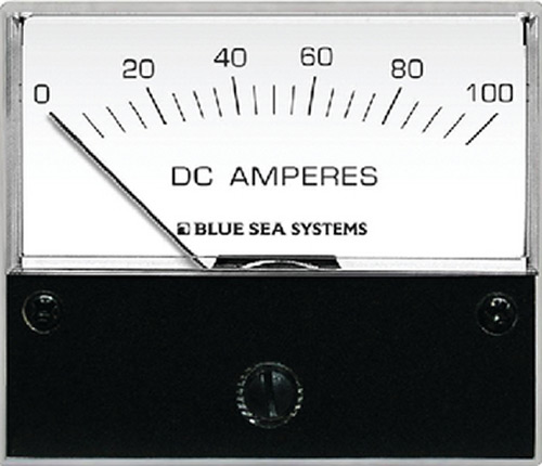 Blue Sea Systems 8017 Dc Analog Ammeter - 0 To 100a With Shunt