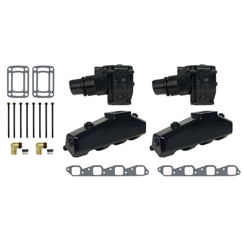 Complete Exhaust Manifold and Conversion Kit- GM V8 454/502 CID (7.4/8.2L)