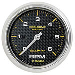 Autometer 3-3/8" 6000 RPM Pro-Comp Tachometer