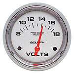 Autometer 2-1/16" Voltmeter 0-18V