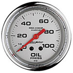 Autometer 2-1/16" Mechanical  0-100 PSI Oil Pressure