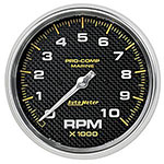 5" Autometer 10000 RPM Tachometer Gauge - Custom Colored Rim