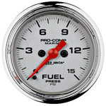 2-5/8" Fuel Pressure Gauge 0-15 PSI