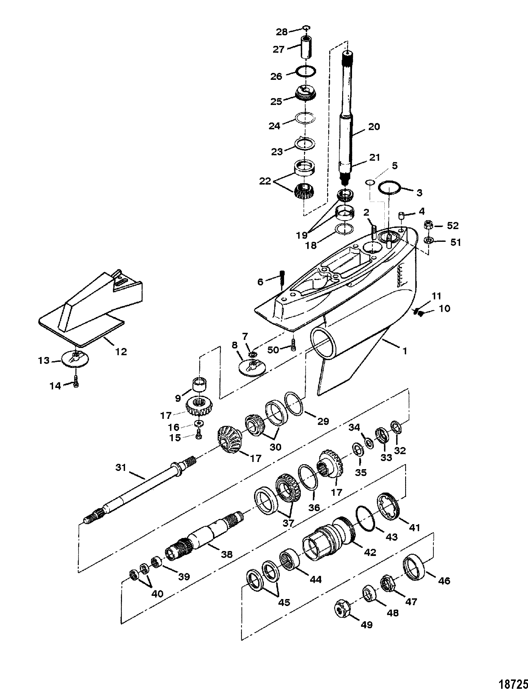 Mercruiser Bravo Gear Ratio Chart