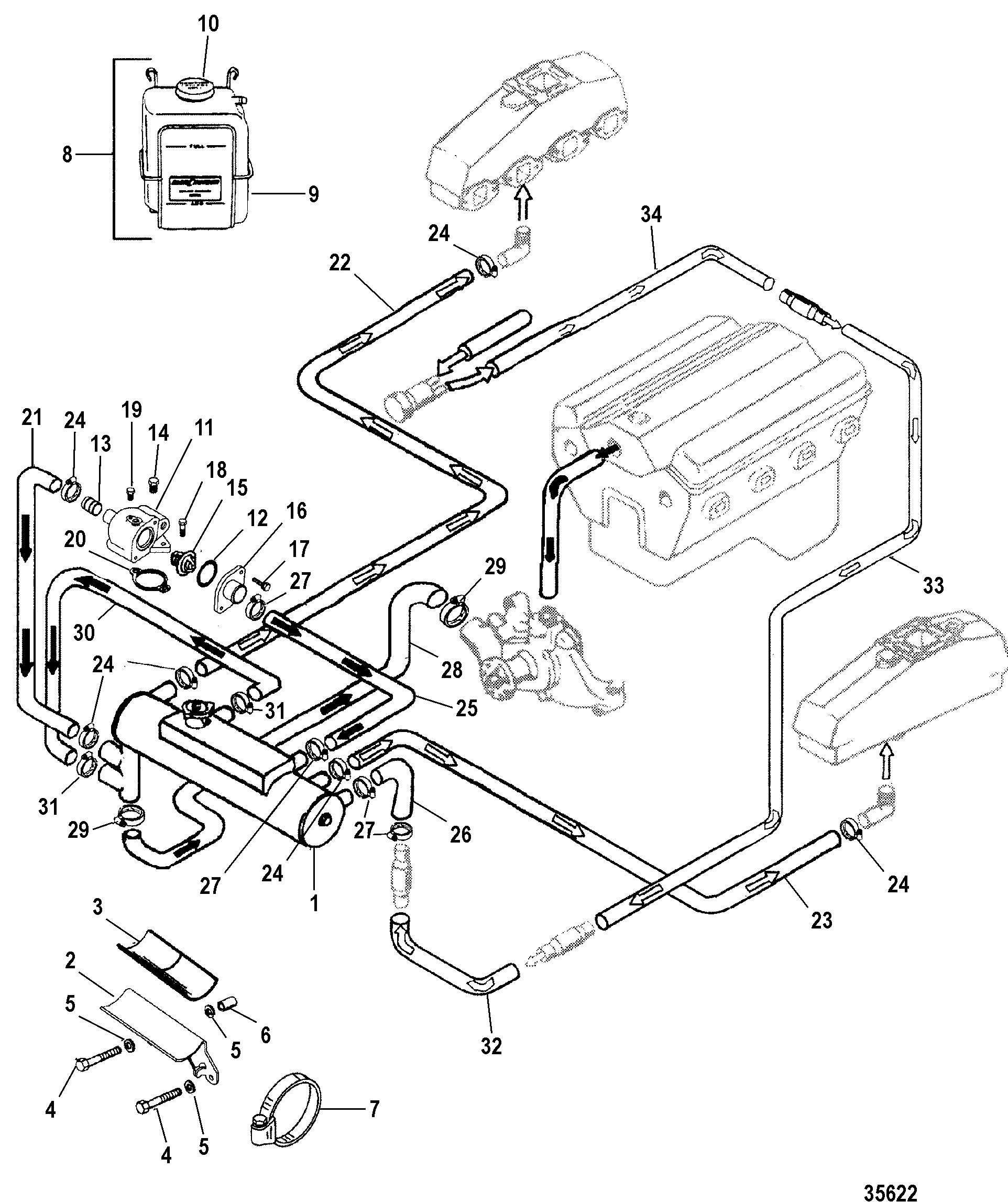 Hardin Marine - Closed Cooling System sea ray electrical wiring diagram 