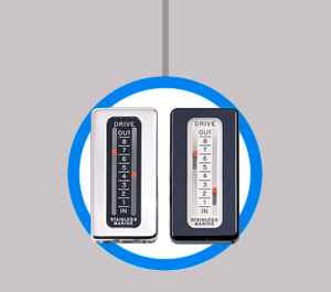 Question: Do you want panel or heads up mechanical trim indicators? If panel, then consider Stainless Marine Panel Trim Indicators