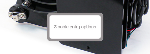 Hardin Marine Offshore Controls have 3 separate cable entry options