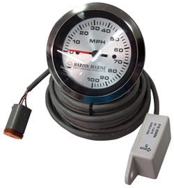 100 MPH GPS Speedometer Gauge Kit - 3-3/8" - Old Style