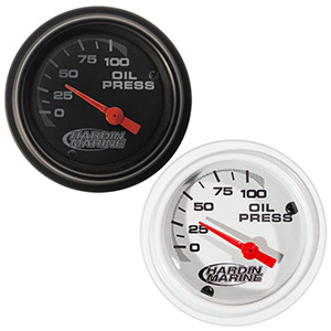 2" Oil Pressure Gauge, 0-80 PSI